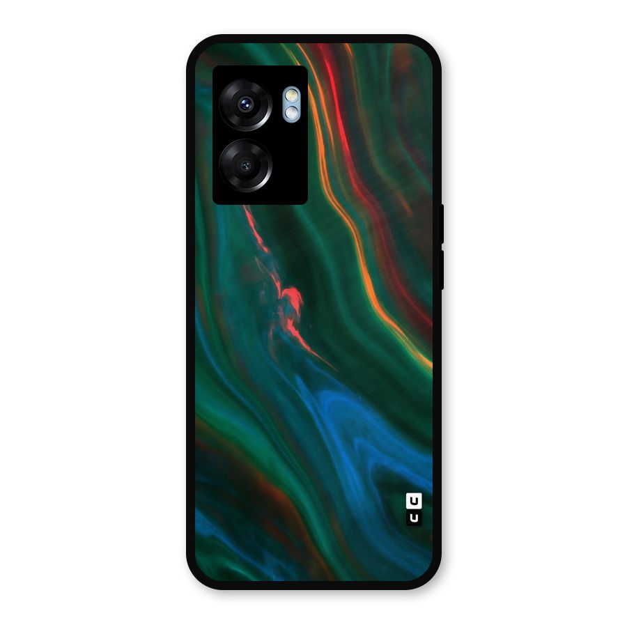 Inverse Marble Metal Back Case for Realme Narzo 50 5G