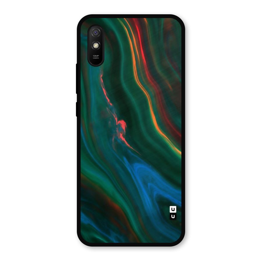 Inverse Marble Metal Back Case for Redmi 9i