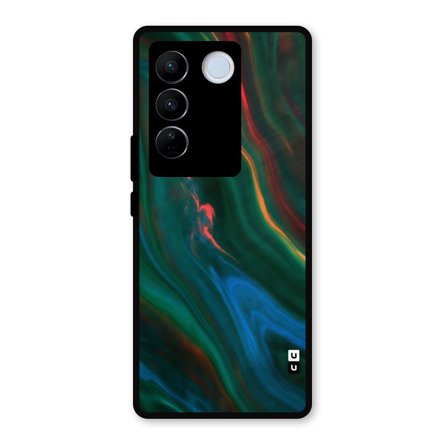 Inverse Marble Metal Back Case for Vivo V27