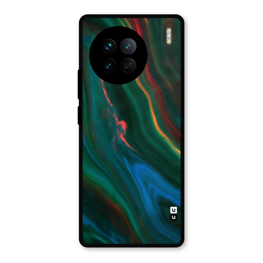 Inverse Marble Metal Back Case for Vivo X90