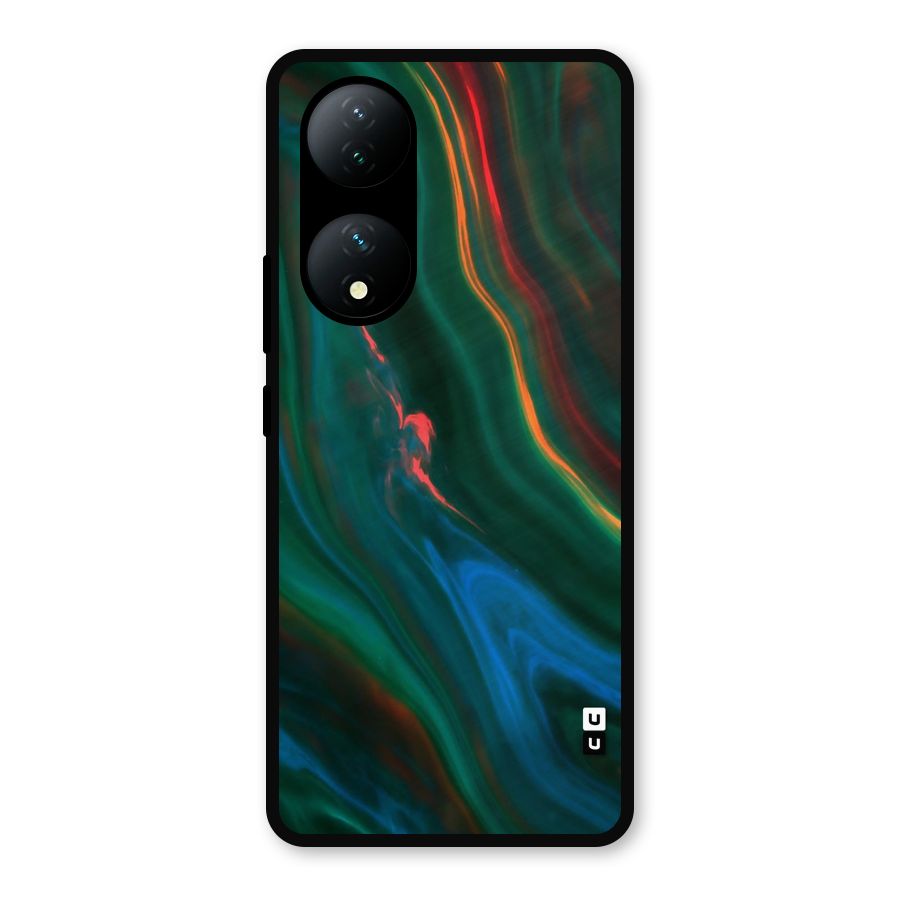 Inverse Marble Metal Back Case for Vivo Y100