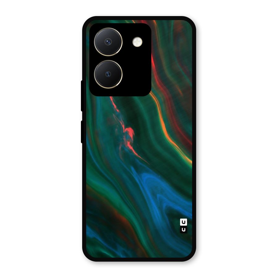 Inverse Marble Metal Back Case for Vivo Y36