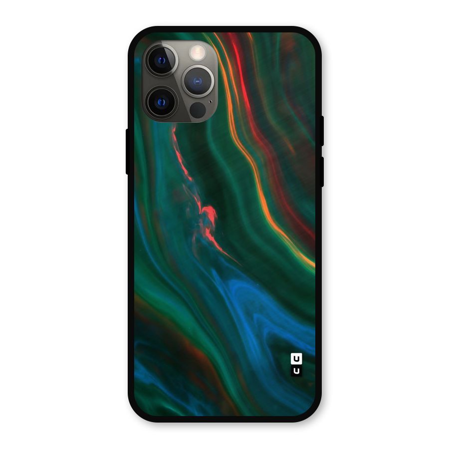Inverse Marble Metal Back Case for iPhone 12 Pro