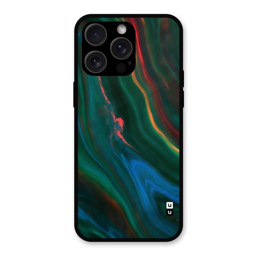 Inverse Marble Metal Back Case for iPhone 15 Pro Max