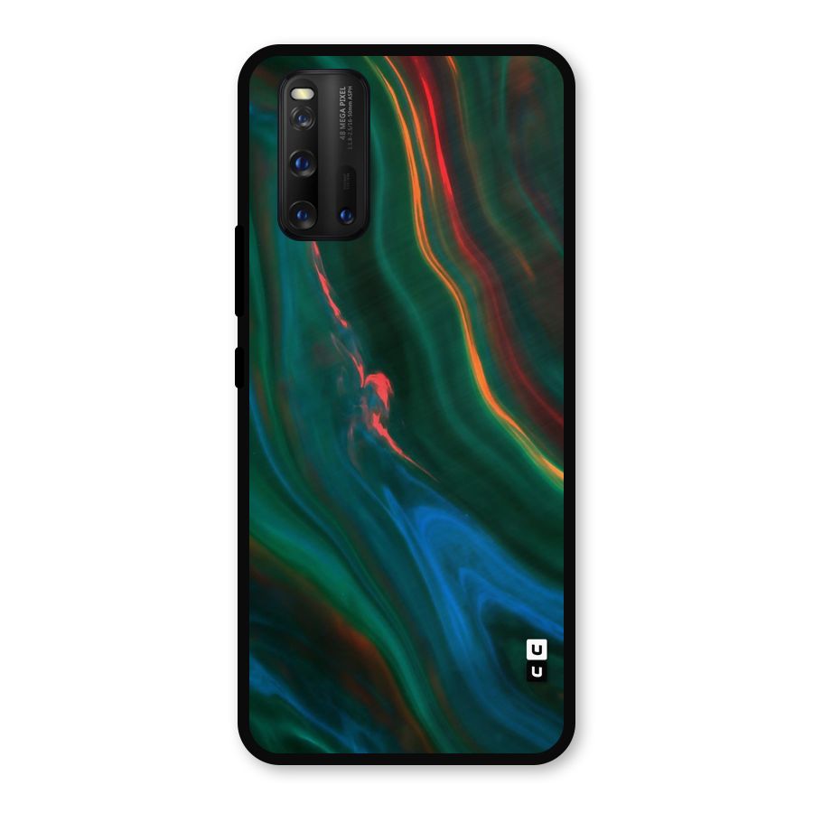 Inverse Marble Metal Back Case for iQOO 3