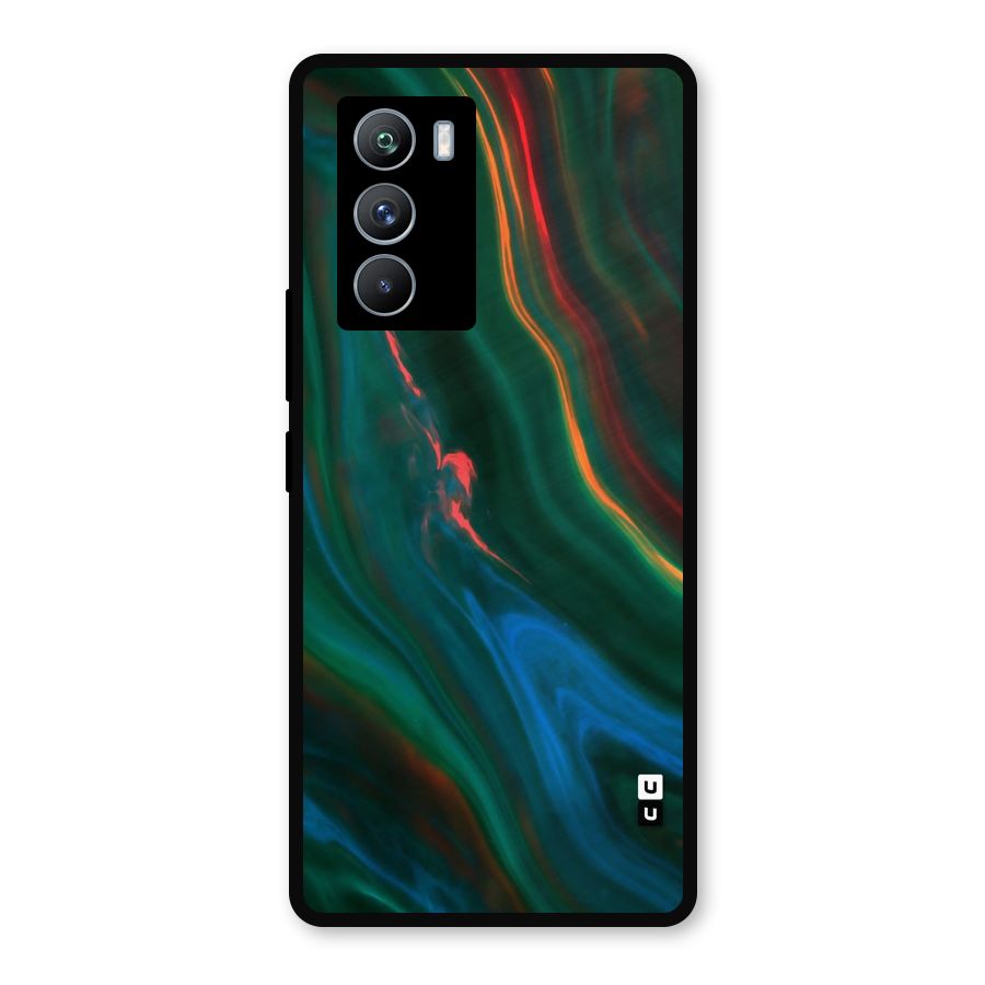 Inverse Marble Metal Back Case for iQOO 9 SE