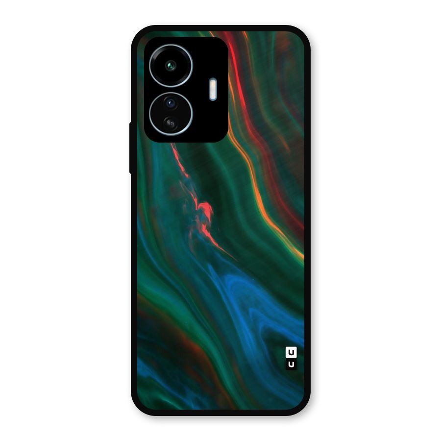 Inverse Marble Metal Back Case for vivo iQOO Z6 Lite 5G