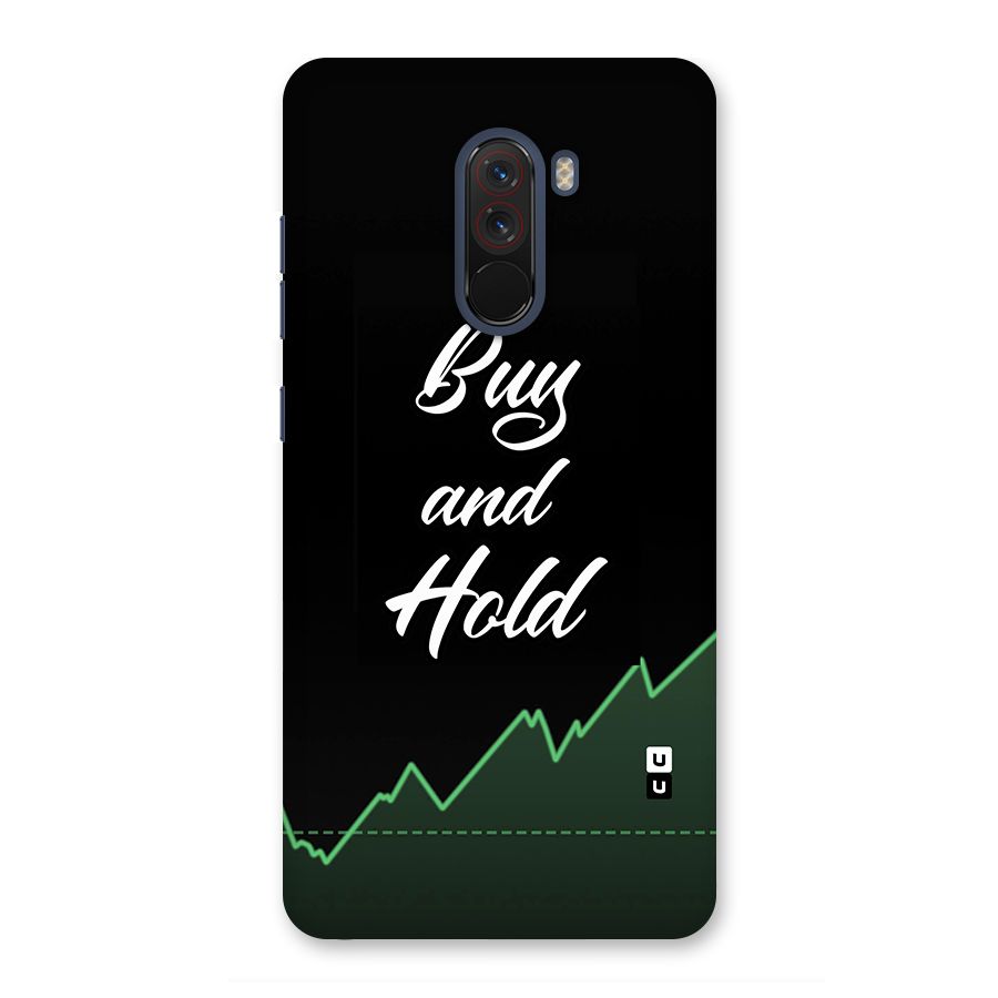 Investors Quote Buy and Hold Glass Back Case for Poco F1