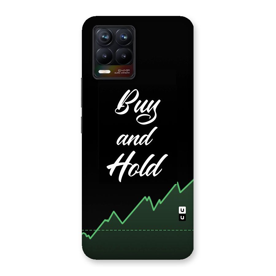 Investors Quote Buy and Hold Glass Back Case for Realme 8
