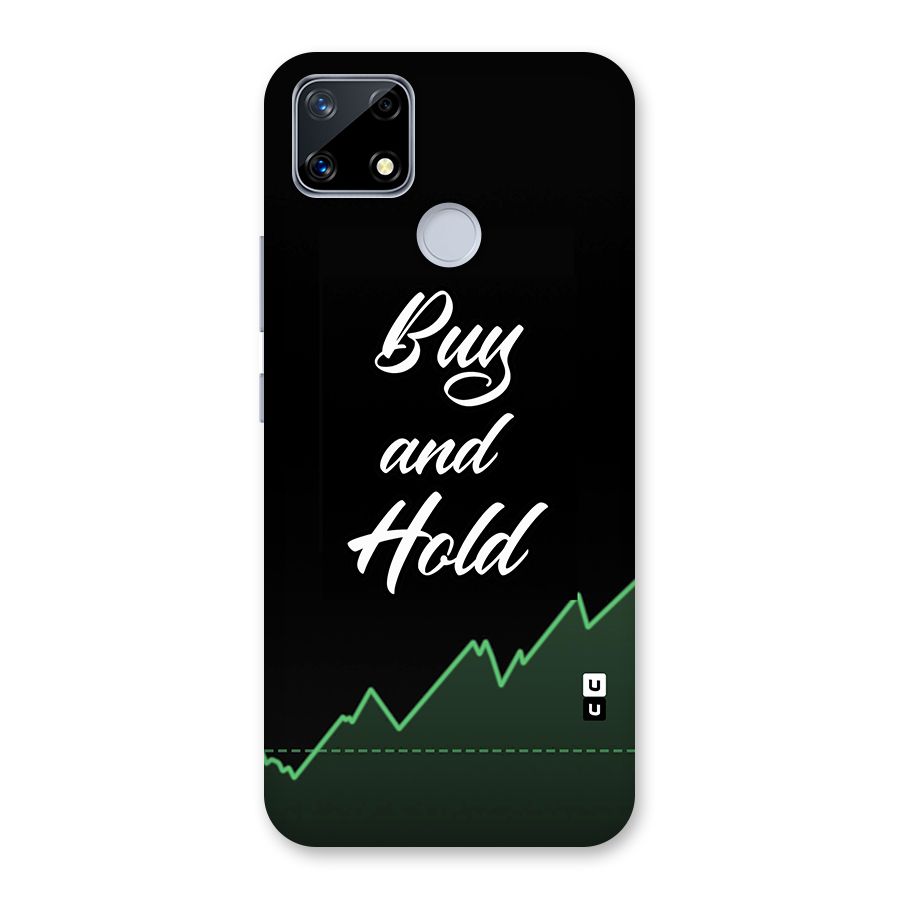 Investors Quote Buy and Hold Glass Back Case for Realme Narzo 20