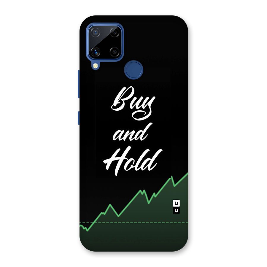 Investors Quote Buy and Hold Glass Back Case for Realme Narzo 30A