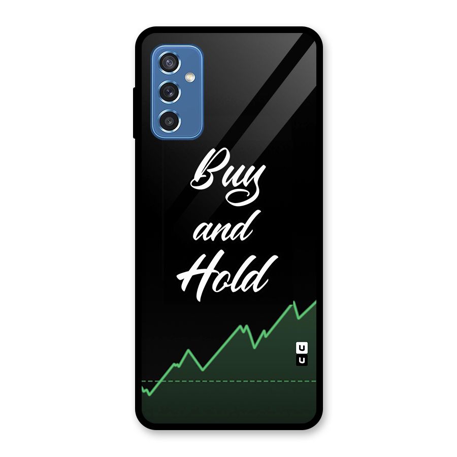Investors Quote Buy and Hold Glass Back Case for Galaxy M52 5G