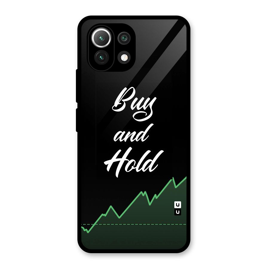 Investors Quote Buy and Hold Glass Back Case for Mi 11 Lite NE 5G