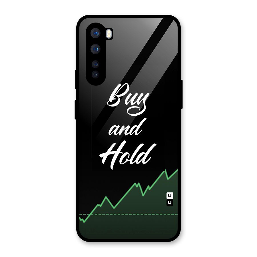 Investors Quote Buy and Hold Glass Back Case for OnePlus Nord