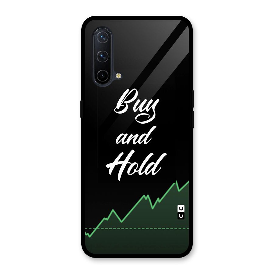 Investors Quote Buy and Hold Glass Back Case for OnePlus Nord CE 5G