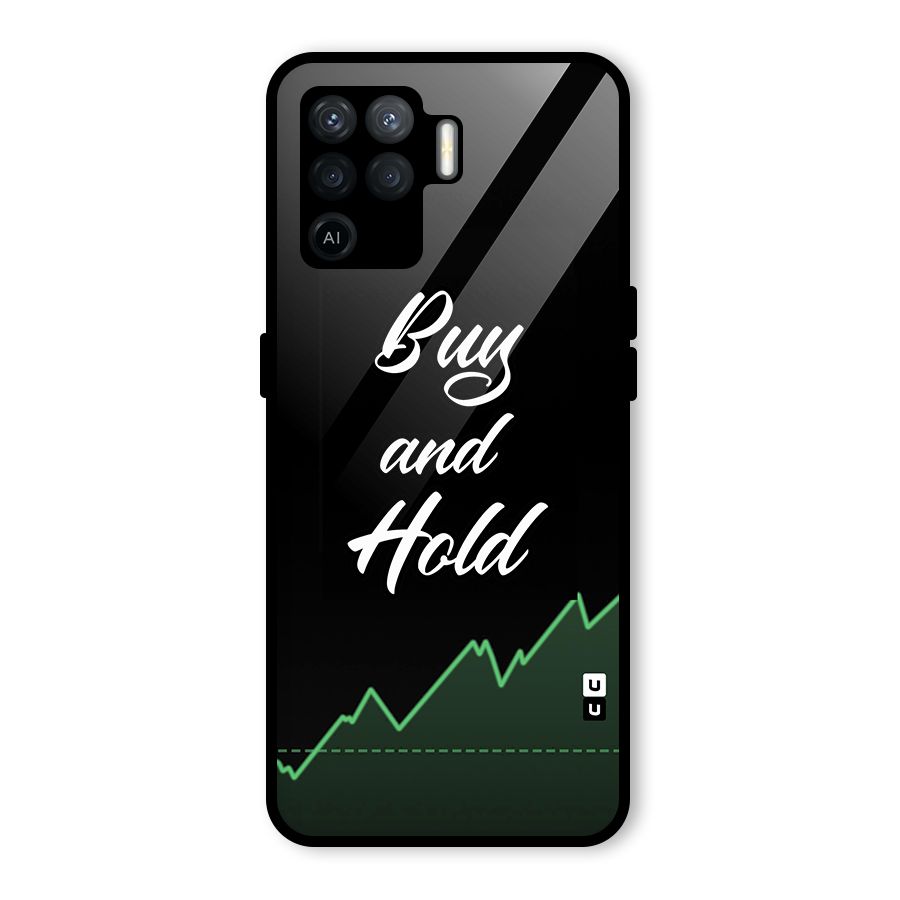 Investors Quote Buy and Hold Glass Back Case for Oppo F19 Pro