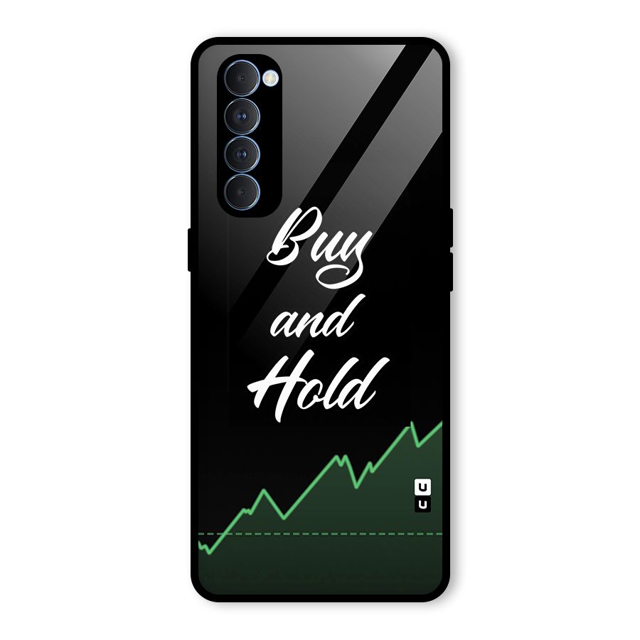Investors Quote Buy and Hold Glass Back Case for Oppo Reno4 Pro