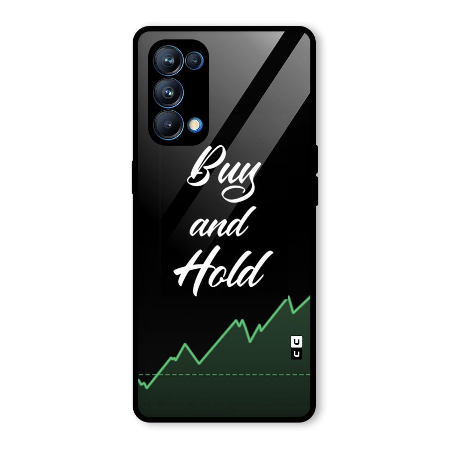 Investors Quote Buy and Hold Glass Back Case for Oppo Reno5 Pro 5G