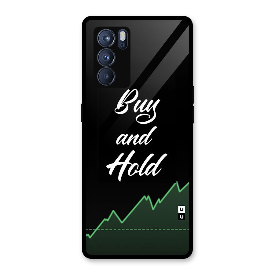 Investors Quote Buy and Hold Glass Back Case for Oppo Reno6 Pro 5G