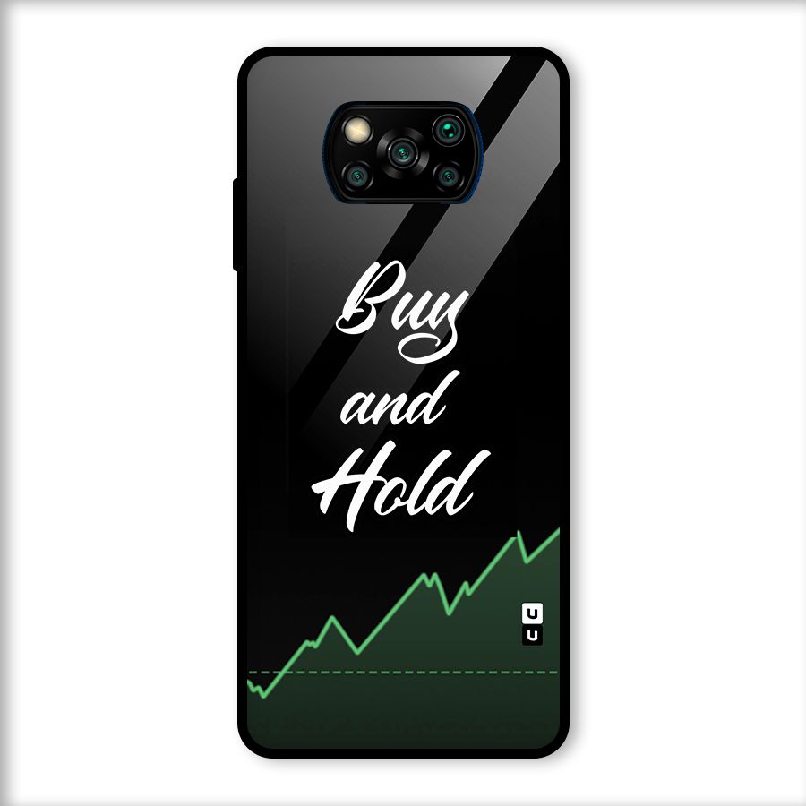 Investors Quote Buy and Hold Glass Back Case for Poco X3