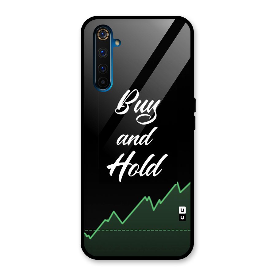Investors Quote Buy and Hold Glass Back Case for Realme 6 Pro