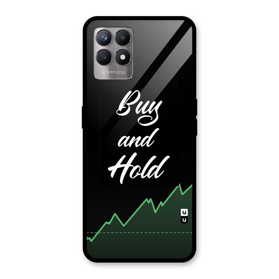 Investors Quote Buy and Hold Glass Back Case for Realme 8i
