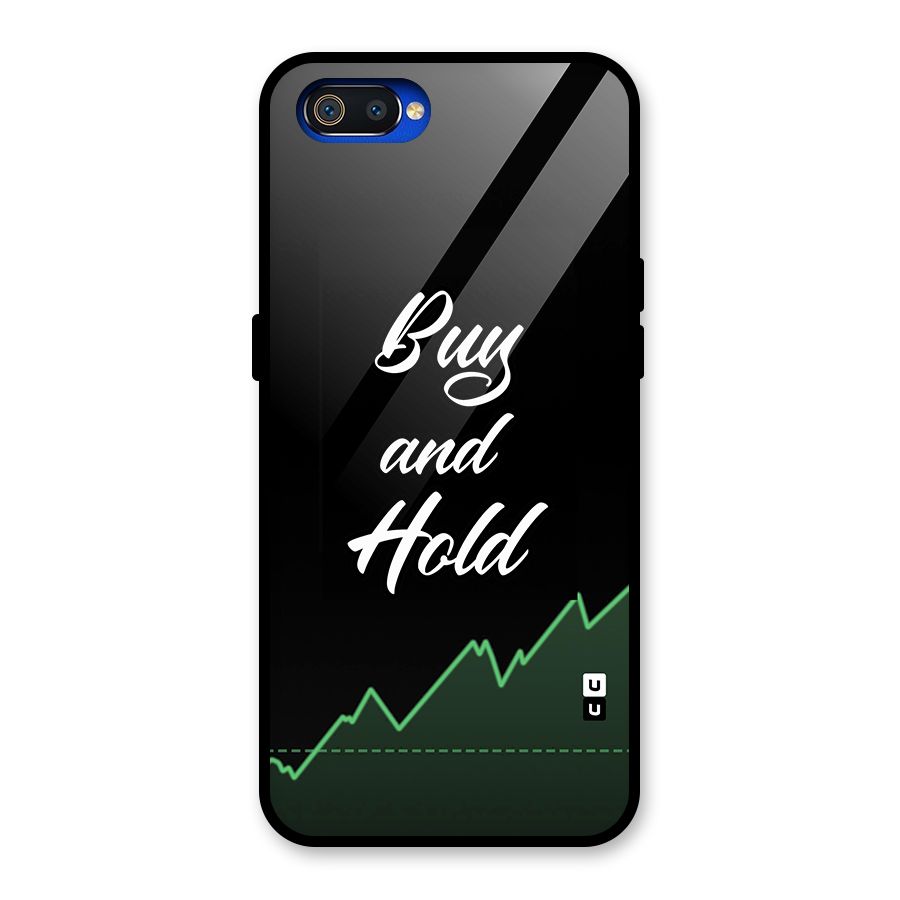 Investors Quote Buy and Hold Glass Back Case for Realme C2