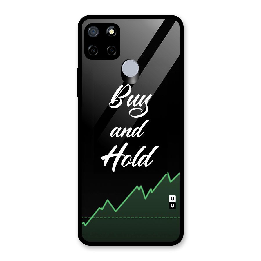 Investors Quote Buy and Hold Glass Back Case for Realme Narzo 20