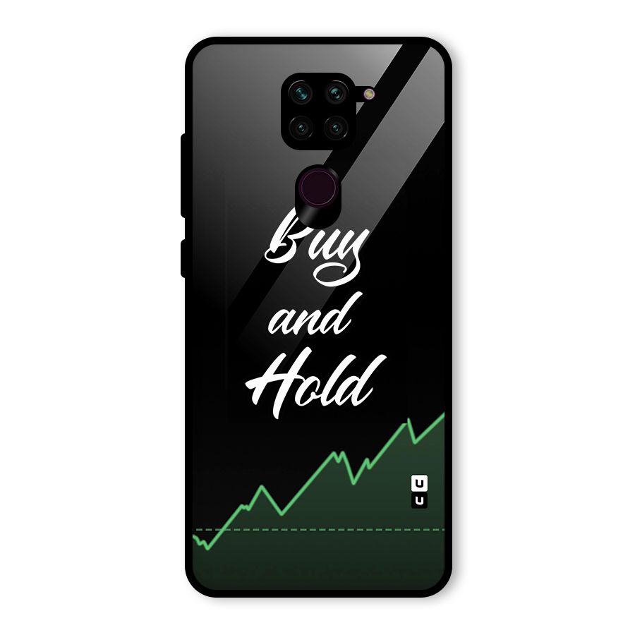 Investors Quote Buy and Hold Glass Back Case for Redmi Note 9