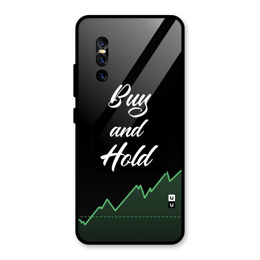 Investors Quote Buy and Hold Glass Back Case for Vivo V15 Pro