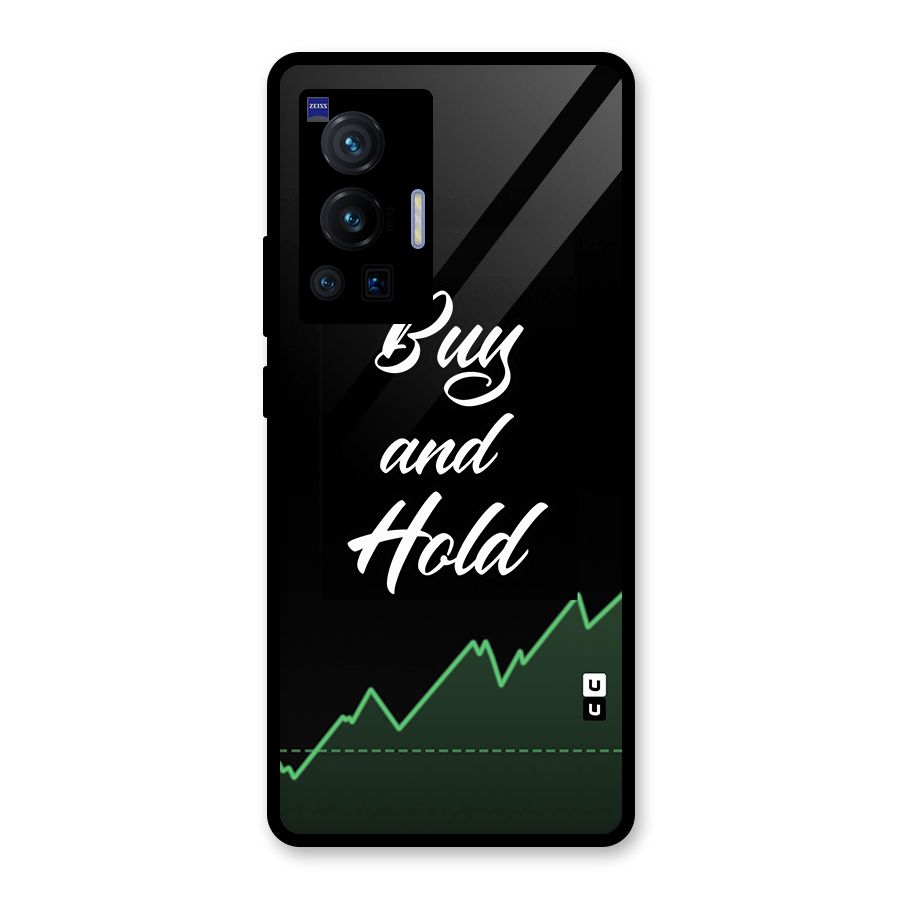 Investors Quote Buy and Hold Glass Back Case for Vivo X70 Pro