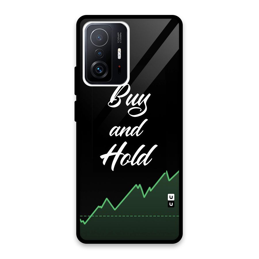 Investors Quote Buy and Hold Glass Back Case for Xiaomi 11T Pro