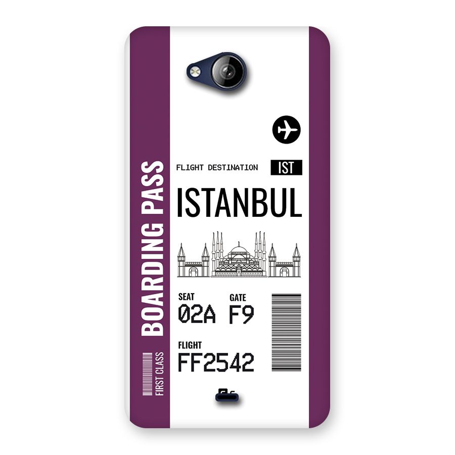 Istanbul Boarding Pass Back Case for Canvas Play Q355