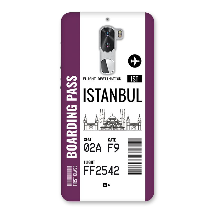 Istanbul Boarding Pass Back Case for Coolpad Cool 1