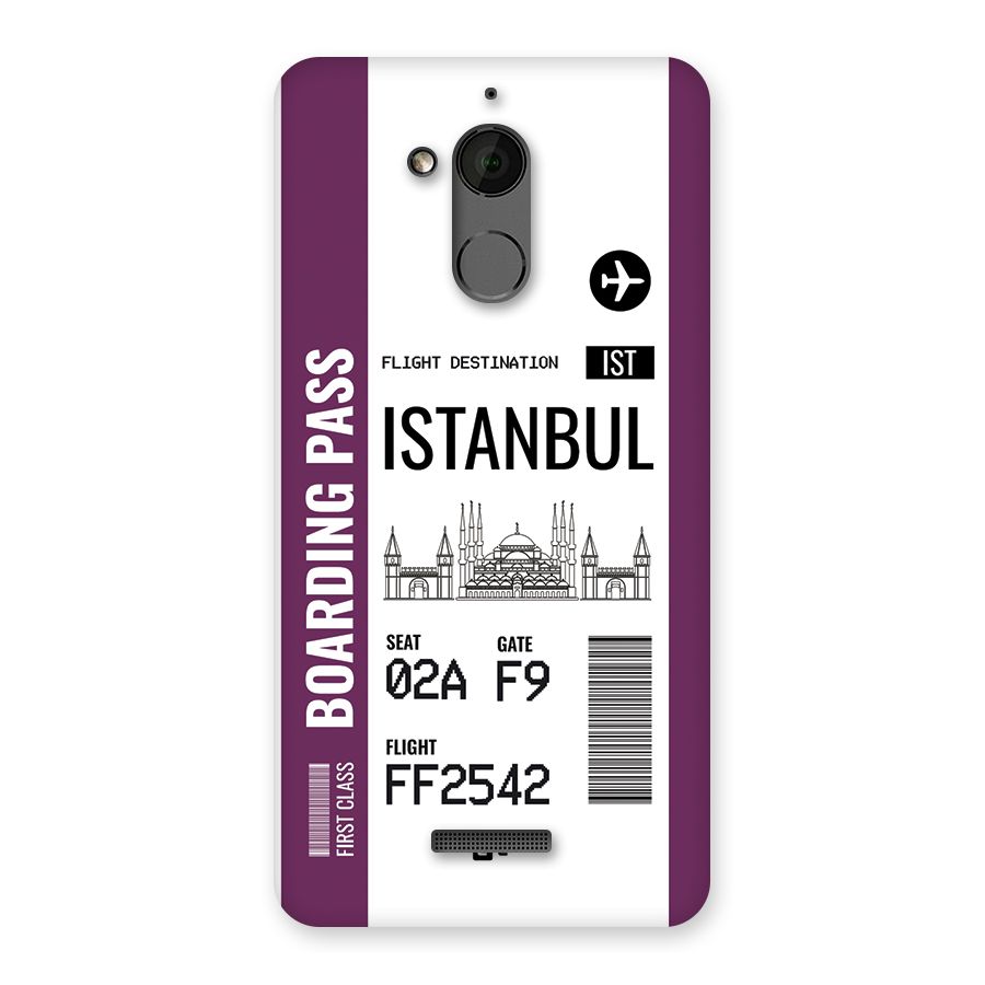Istanbul Boarding Pass Back Case for Coolpad Note 5