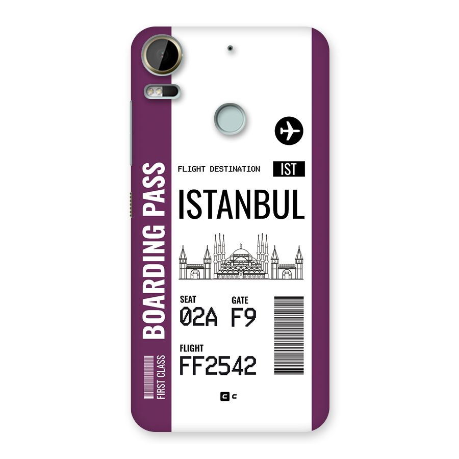 Istanbul Boarding Pass Back Case for Desire 10 Pro