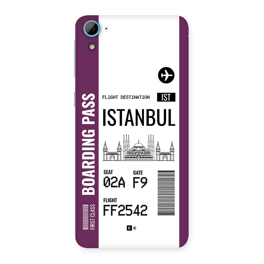Istanbul Boarding Pass Back Case for Desire 826