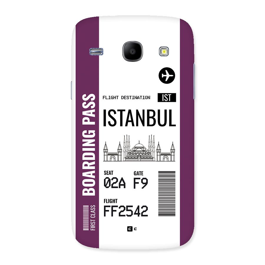 Istanbul Boarding Pass Back Case for Galaxy Core