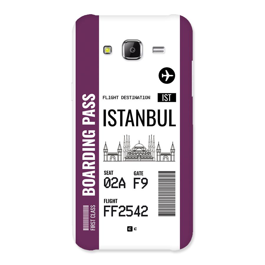 Istanbul Boarding Pass Back Case for Galaxy J2 Prime