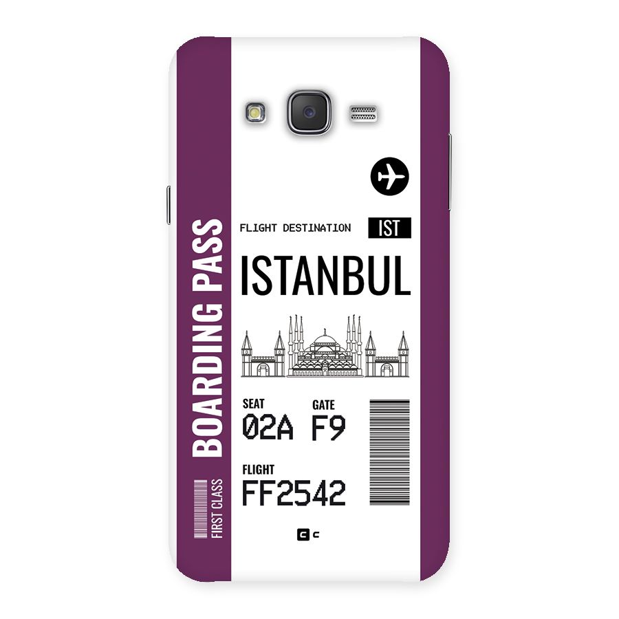 Istanbul Boarding Pass Back Case for Galaxy J7