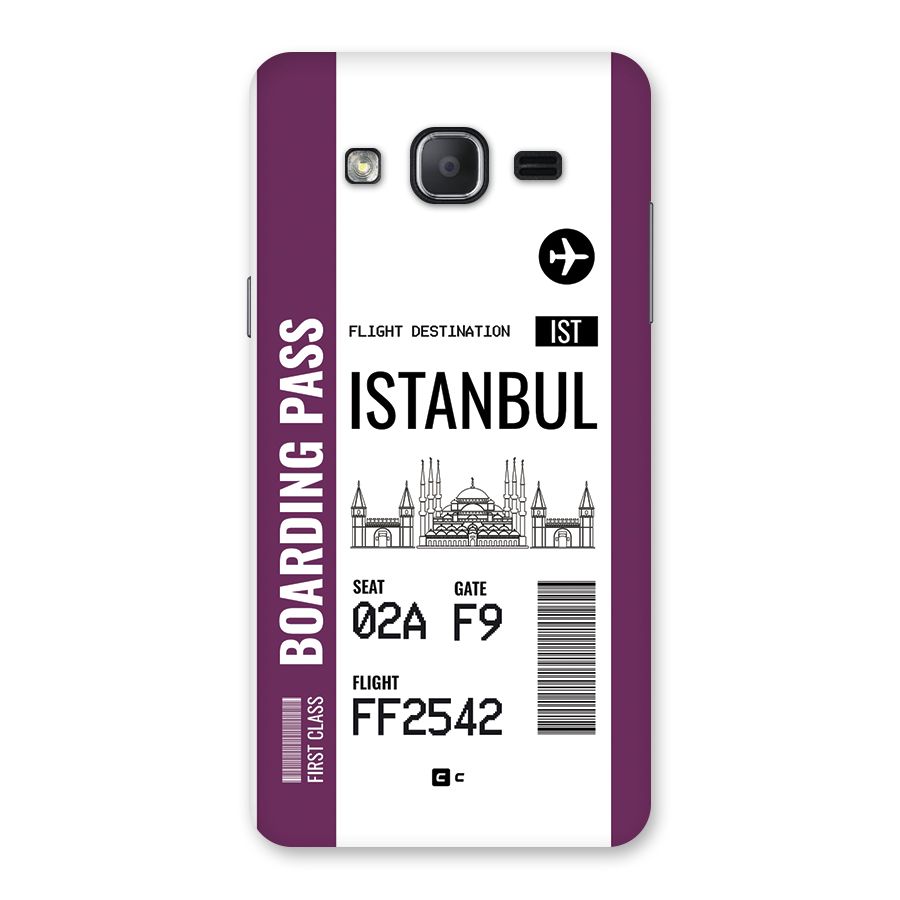 Istanbul Boarding Pass Back Case for Galaxy On7 2015
