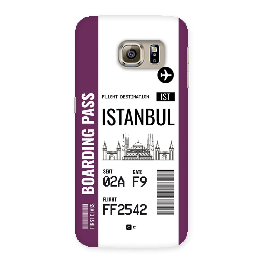 Istanbul Boarding Pass Back Case for Galaxy S6 Edge Plus