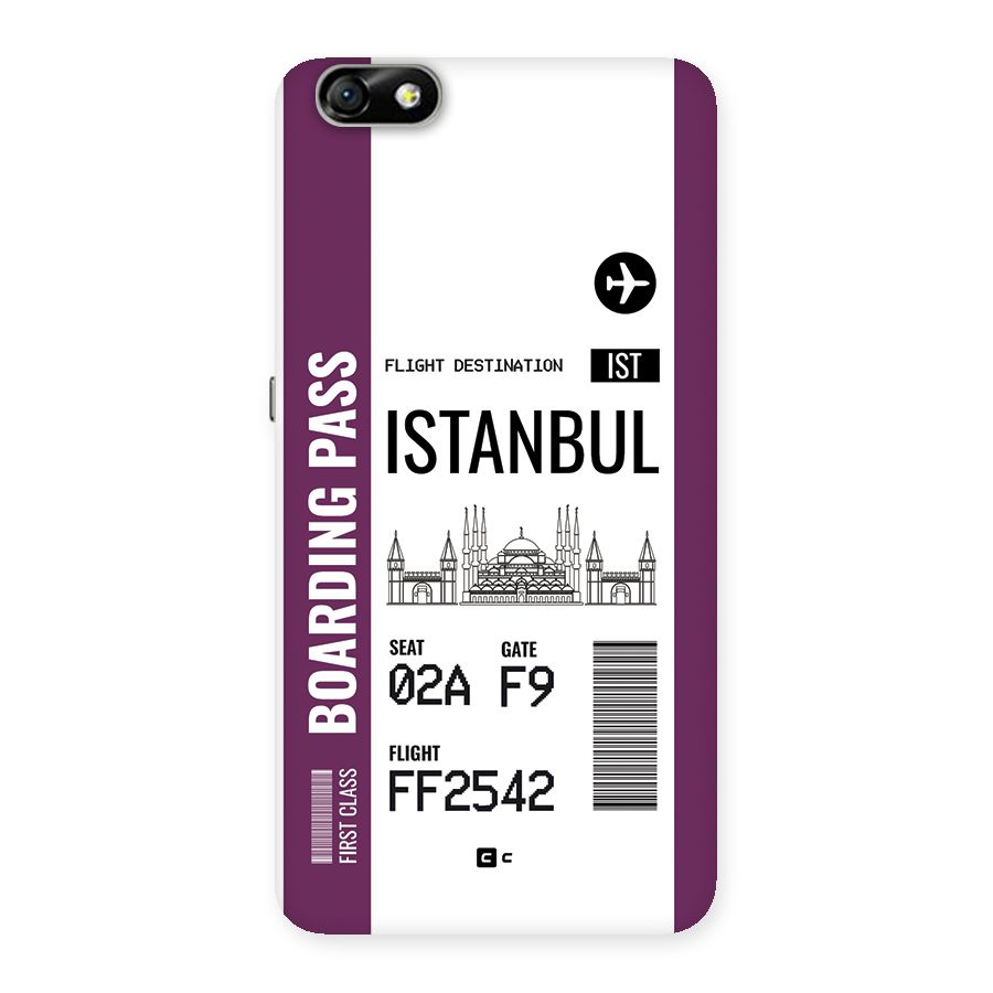 Istanbul Boarding Pass Back Case for Honor 4X
