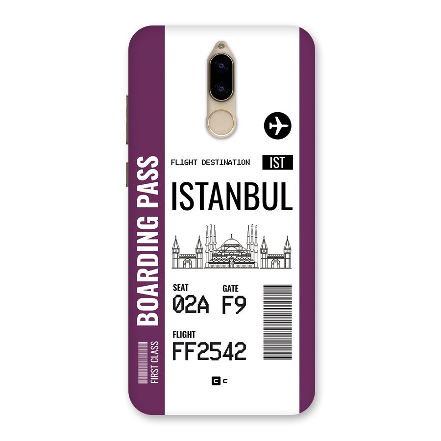 Istanbul Boarding Pass Back Case for Honor 9i