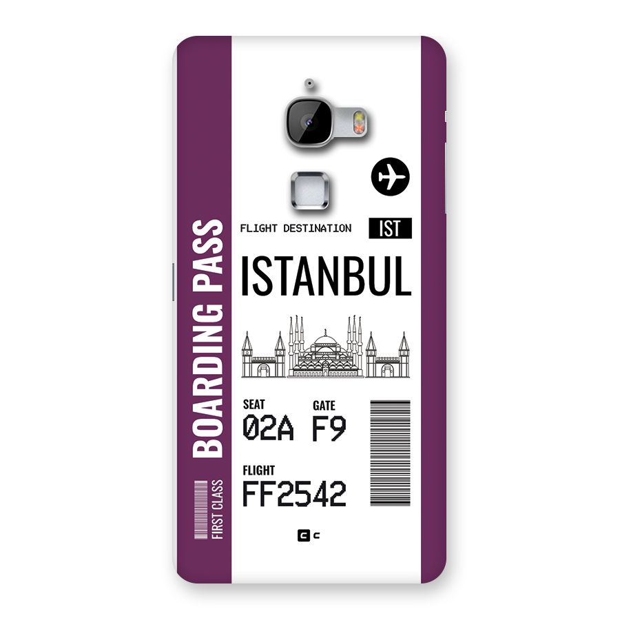 Istanbul Boarding Pass Back Case for LeTV Le Max