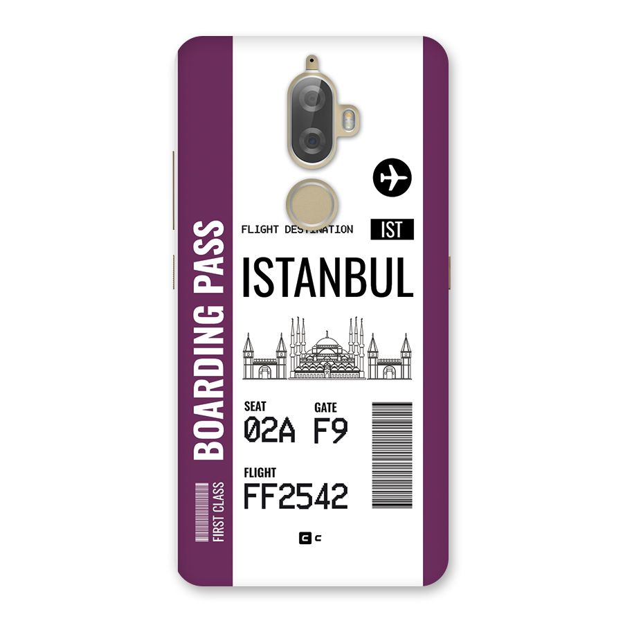 Istanbul Boarding Pass Back Case for Lenovo K8 Plus