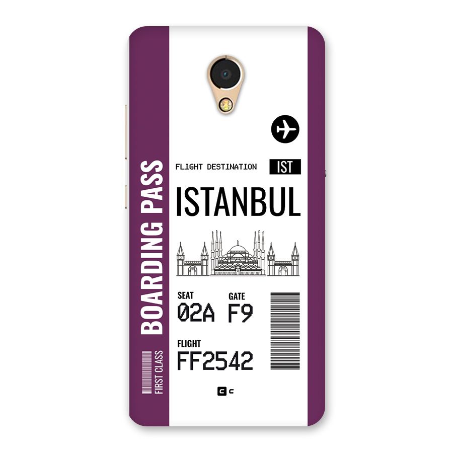Istanbul Boarding Pass Back Case for Lenovo P2