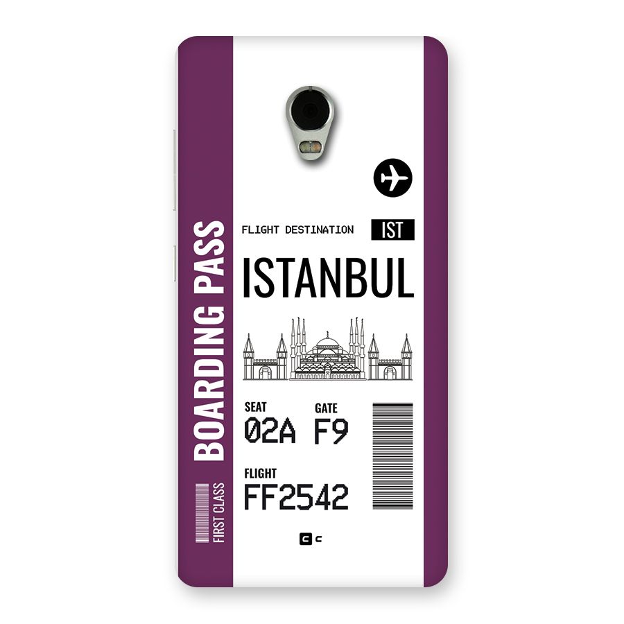 Istanbul Boarding Pass Back Case for Lenovo Vibe P1