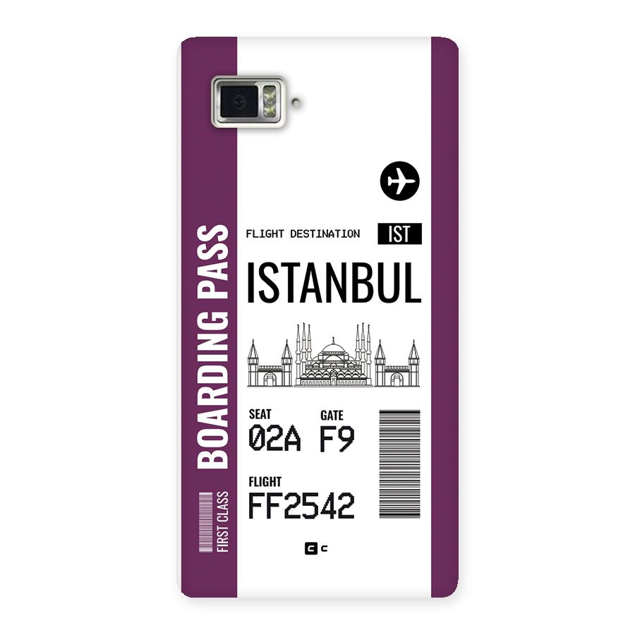Istanbul Boarding Pass Back Case for Lenovo Vibe Z2 Pro K920