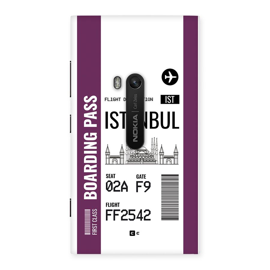 Istanbul Boarding Pass Back Case for Lumia 920